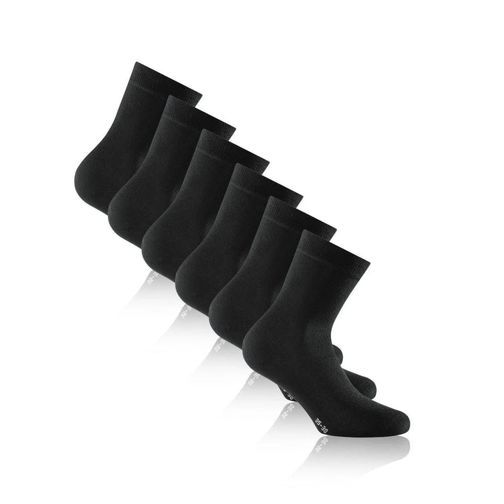 Rohner Soft Touch Viskose-Socken im 3er-Pack in Schwarz