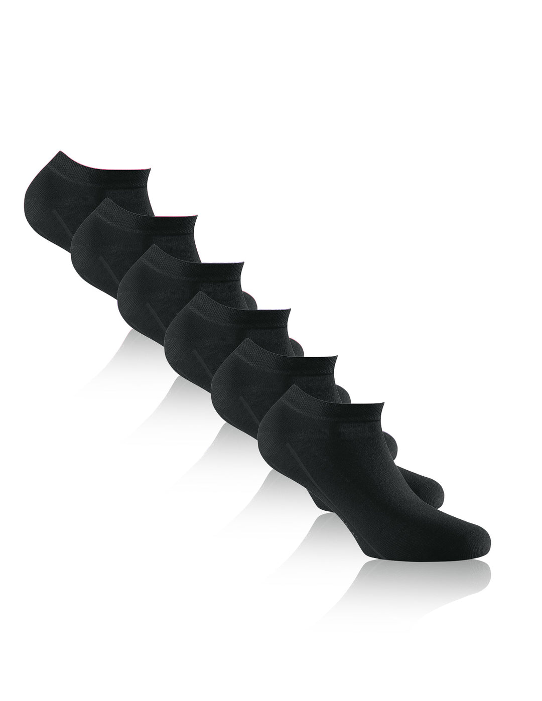 Sneaker Socken 3er-Pack aus Baumwolle in Schwarz – UMOR SOX
