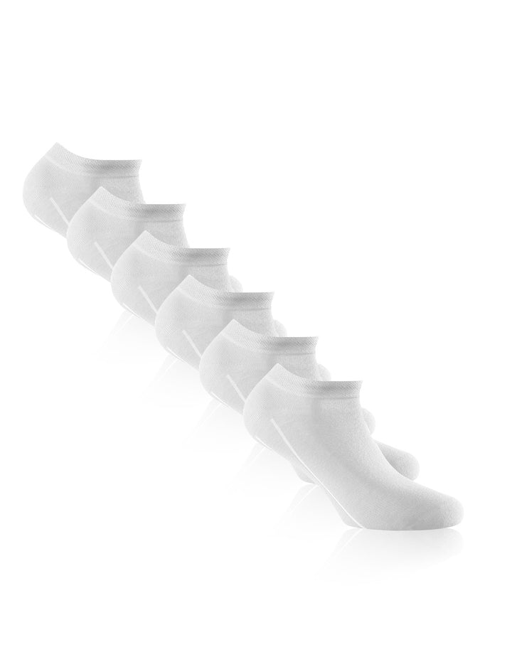 Sneaker Socken 3er-Pack aus Baumwolle in Weiss – UMOR SOX